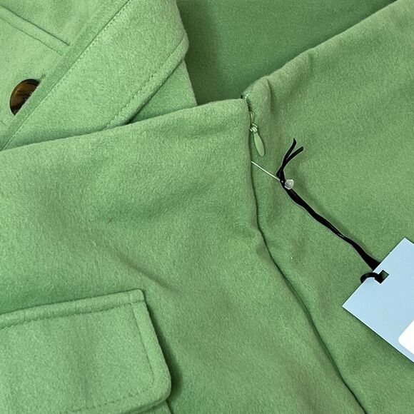 Future Collective Women Plus Size Retro Green Double Pocket Felt Mini Skirt NEW! - Picture 8 of 14